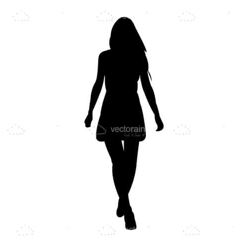 Fashionable Woman Silhouette